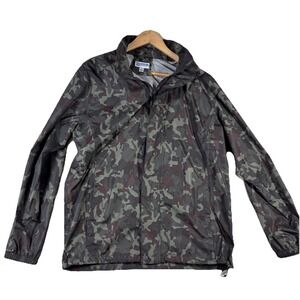 33,000ft Packable Rain Jacket Men's Lightweight Medium , Camouflage